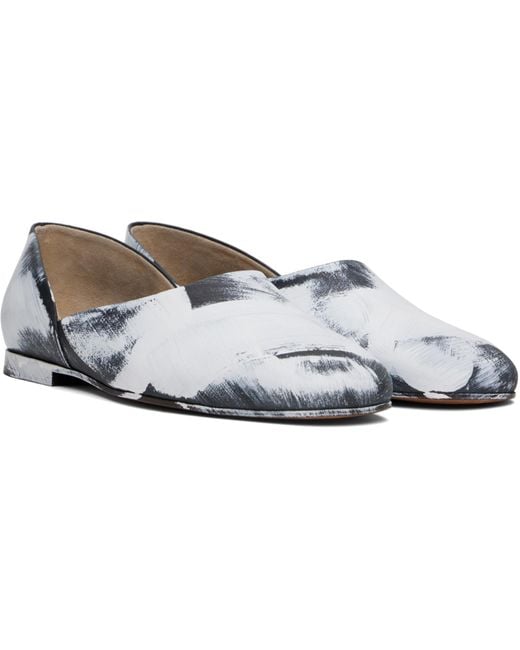 Maison Margiela White Bianchetto Grecian Slippers for men