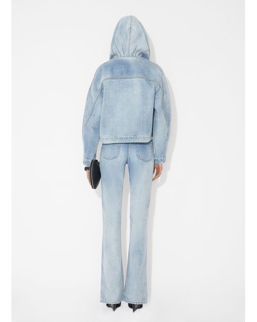 Alaïa Blue Long Miniature Jeans
