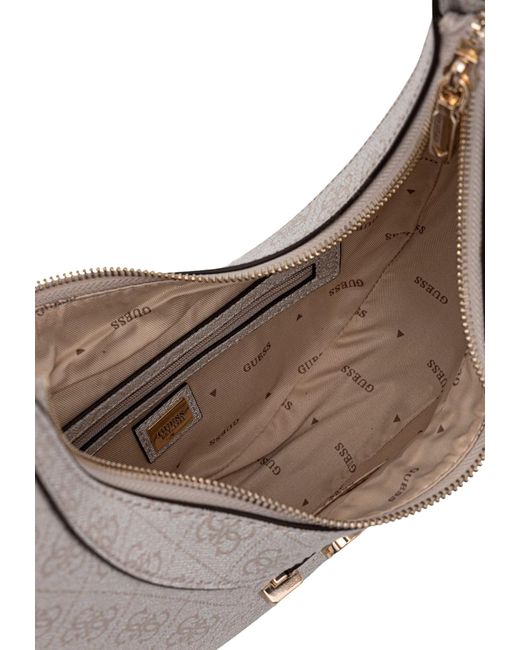 Guess Gray Zippered Shoulder Bag