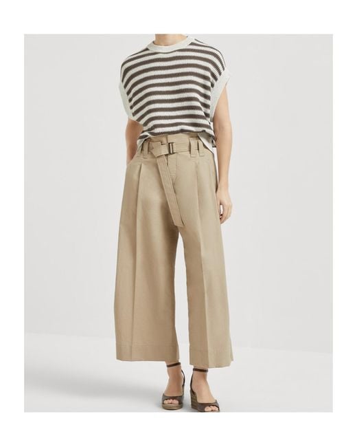 Brunello Cucinelli Gray Dazzling T-Shirt