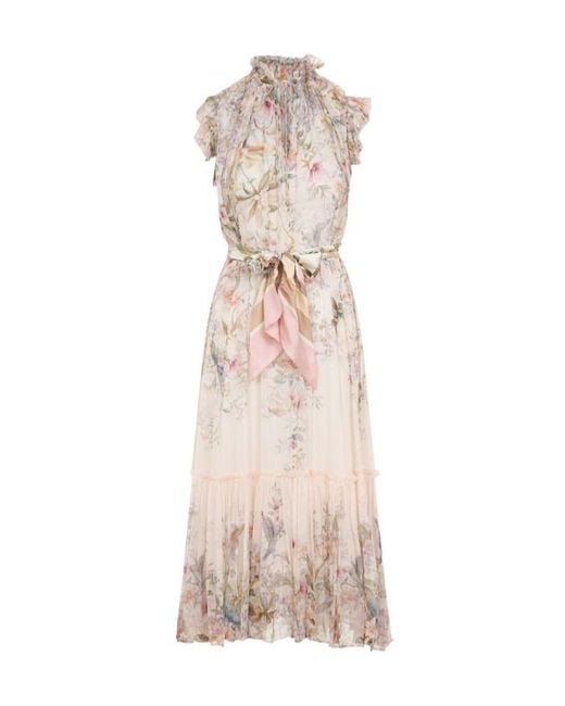 Zimmermann Natural Rebellion Flutter Dress