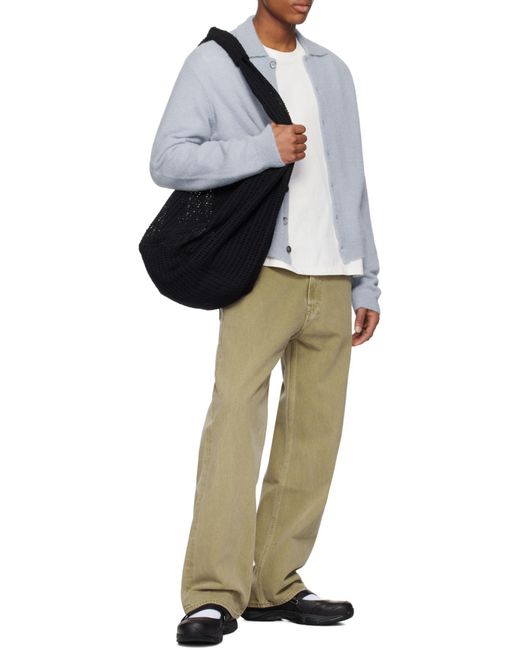 Our Legacy Black Sweetheart Cross-Strap Ballet Flats for men