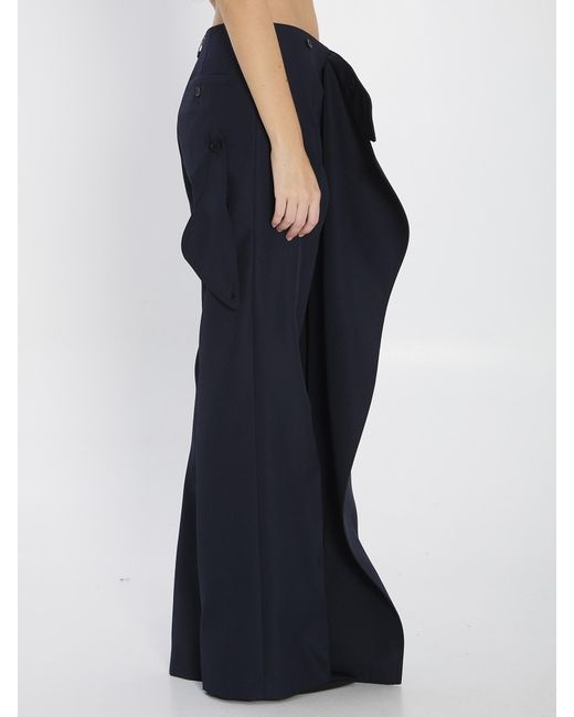 Jean Paul Gaultier Blue The Wraparound Pant Skirt