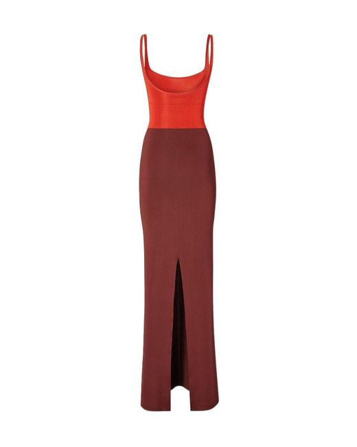 Fendi Red Viscose Dress