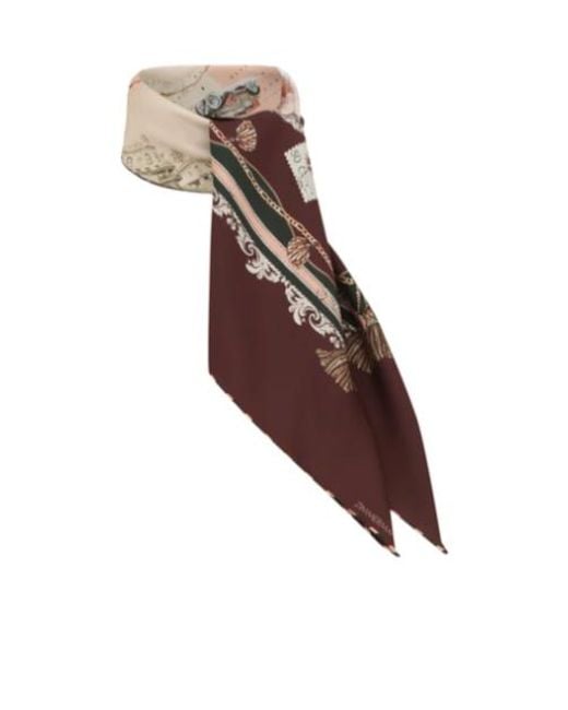 Zimmermann Brown Printed Silk Square 70