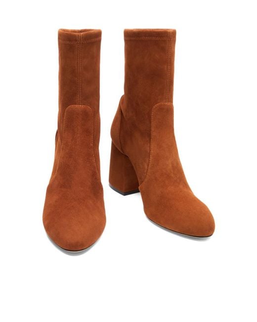 Stuart Weitzman Brown Essentialist Stretch 85
