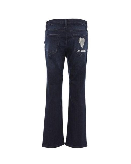 Moschino Blue Belt Loop Jeans