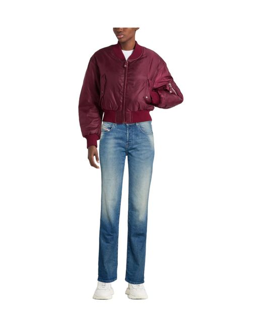 DIESEL Blue Straight-Leg Jeans
