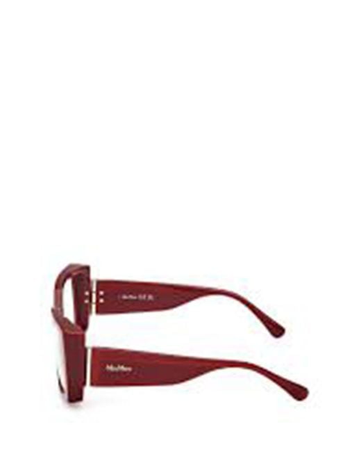 Max Mara Multicolor Rectangle Frame Glasses
