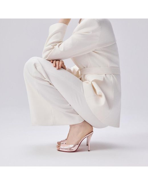 Christian Louboutin Pink Me Dolly Mules