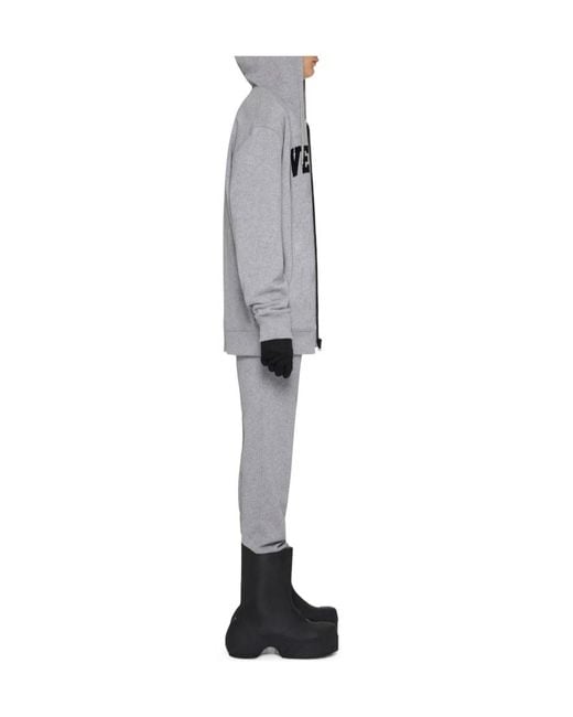 Givenchy Gray Logo Printed Elastic Waist Jogging Pants for men