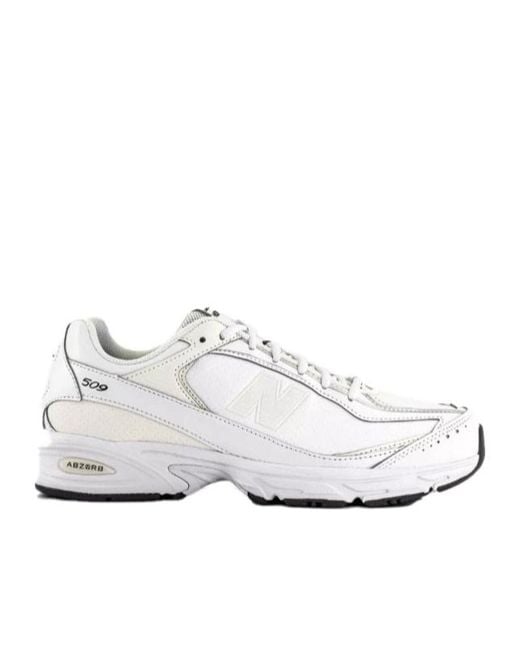 Comme des Garçons White Comme Des Garçons Homme X New Balance 509 Lace-Up Sneakers for men