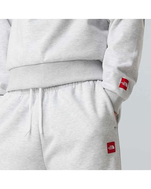 The North Face Gray Redbox Elasticated Waistband Joggers for men
