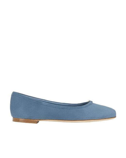 Chloé Blue Marcie Flat Ballet Shoes