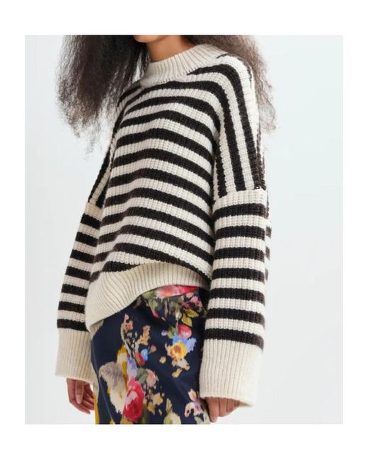 Essentiel Antwerp Black Jacquie Sweater