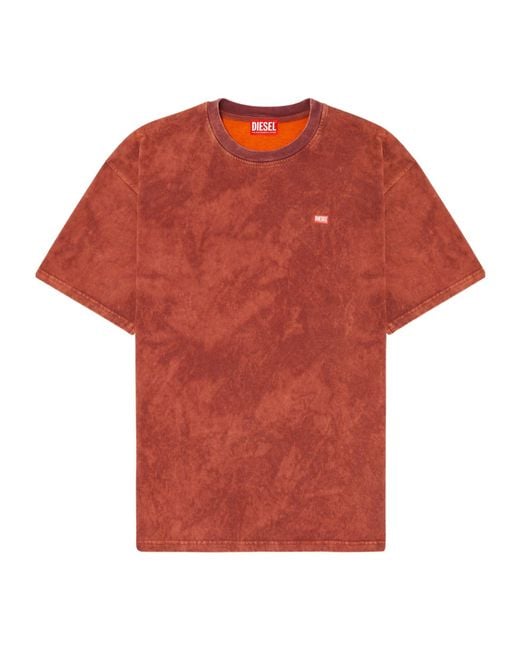 DIESEL Red T-Boxt-T4 Crewneck T-Shirt for men