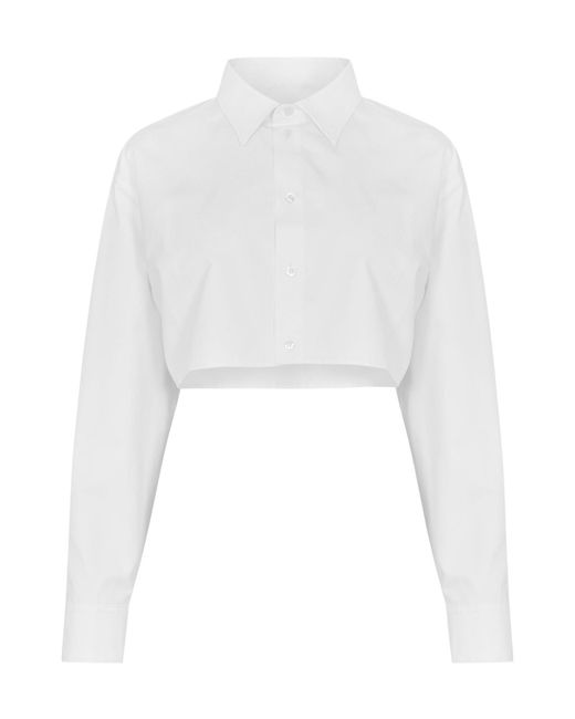 Balenciaga White Long Sleeve Shirt