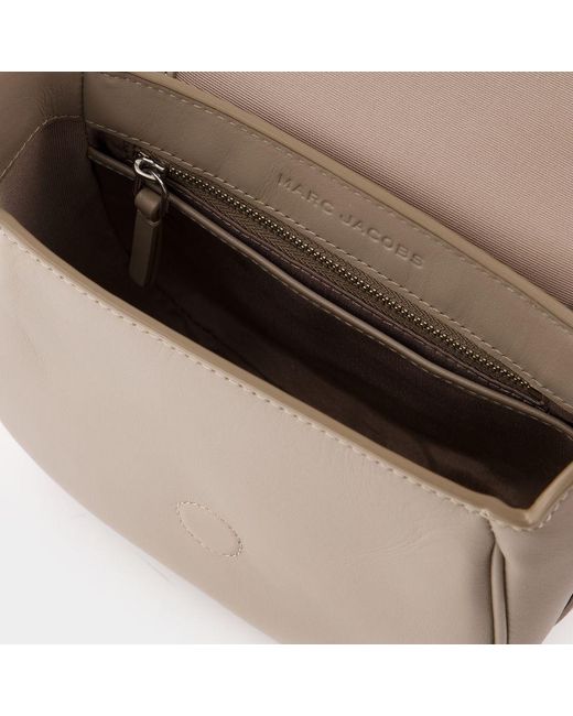 Marc Jacobs Brown The Covered J Marc Saddle Bag