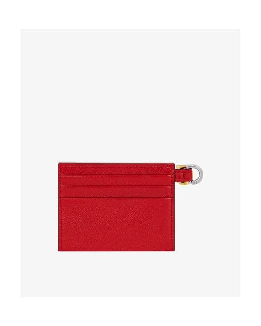 Givenchy Red Voyou Card Holder