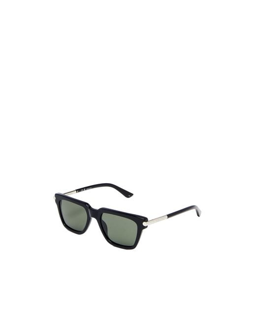 McQueen Multicolor Eyewear T-Bar Icon Square Frame Sunglasses for men