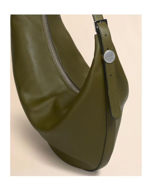 Marni Green Dot Zipped Shoulder Bag