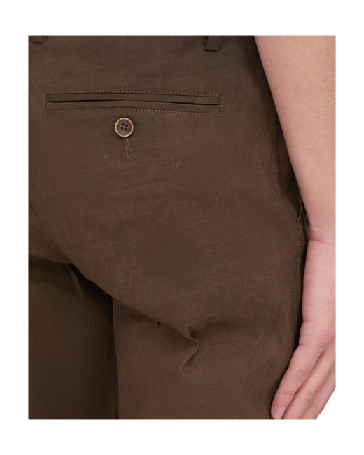 Uma Wang Brown Straight-Leg Chino Trousers for men