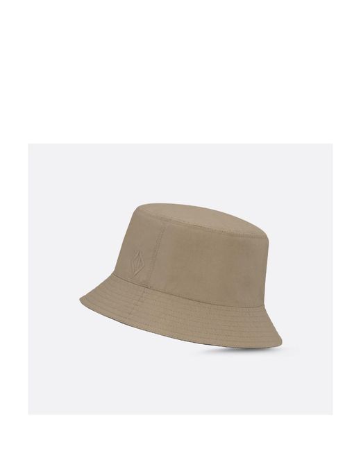 Dior Brown Cd Diamond Reversible Bucket Hat for men