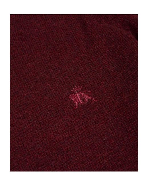 Baracuta Embroidered Crew-Neck Sweater for men