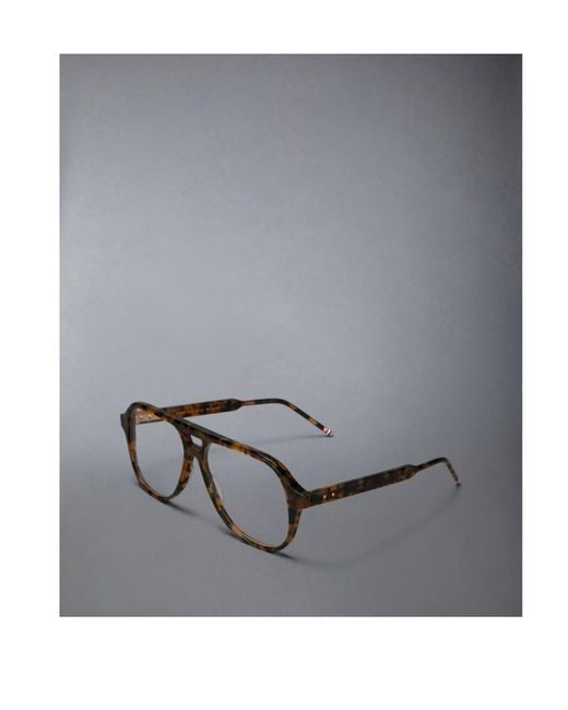 Thom Browne Multicolor Tortoise Acetate Glasses for men