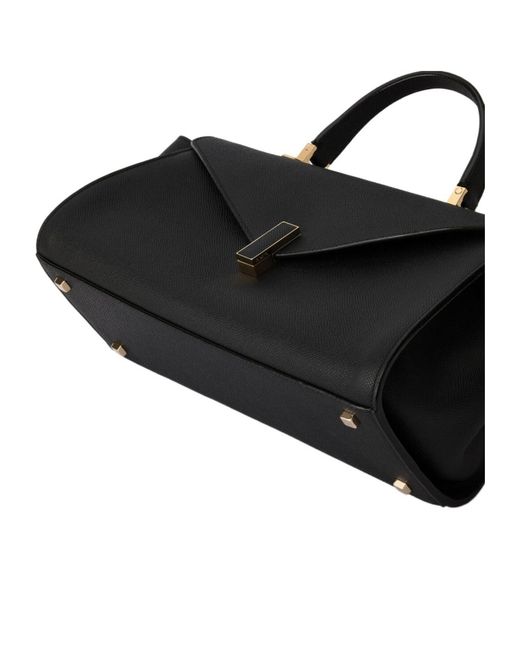 Valextra Black Iside Editor Bag