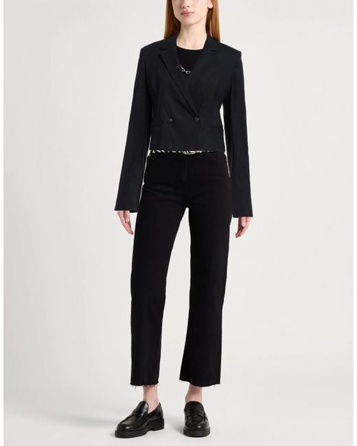 Rag & Bone Blue Double-Breasted Blazer