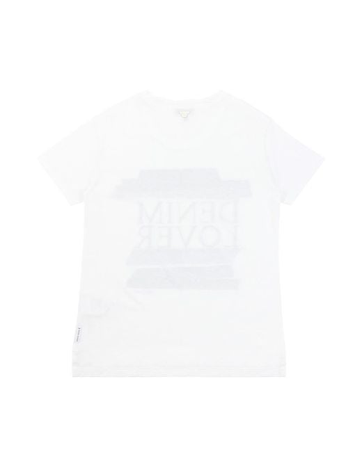Armani Jeans Blue Round-Necked Logo T-Shirt