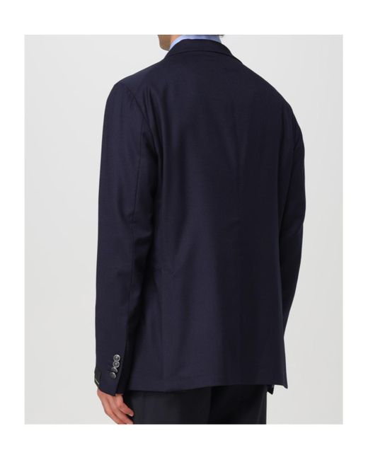 Tagliatore Blue Montecarlo Single-Breasted Blazer for men