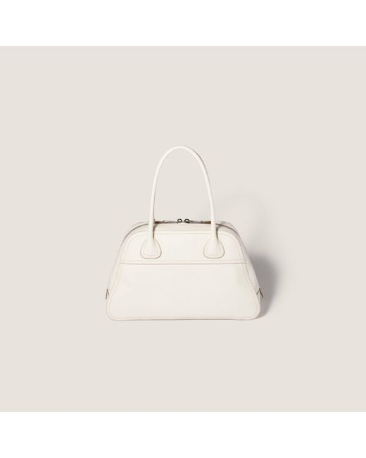 Miu Miu Natural Vivant Leather Bag