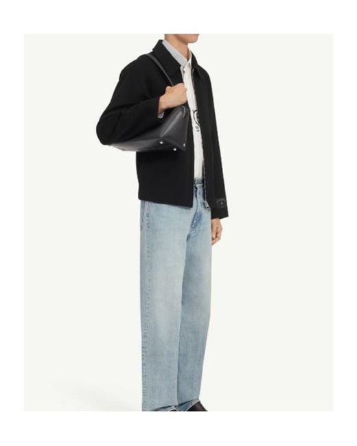 MM6 by Maison Margiela Black Double-Faced Zip Jacket for men