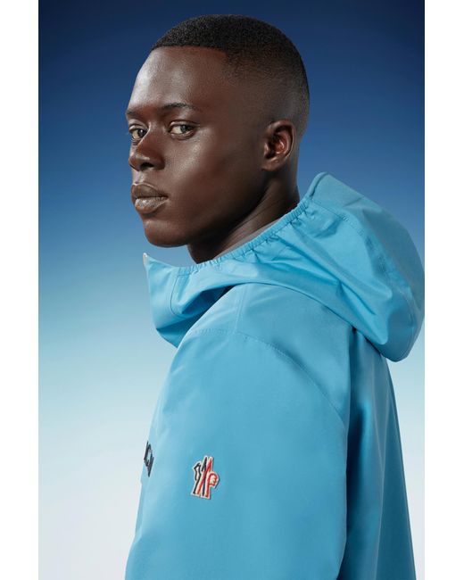 Moncler Blue Grenoble Shipton Hooded Jacket for men