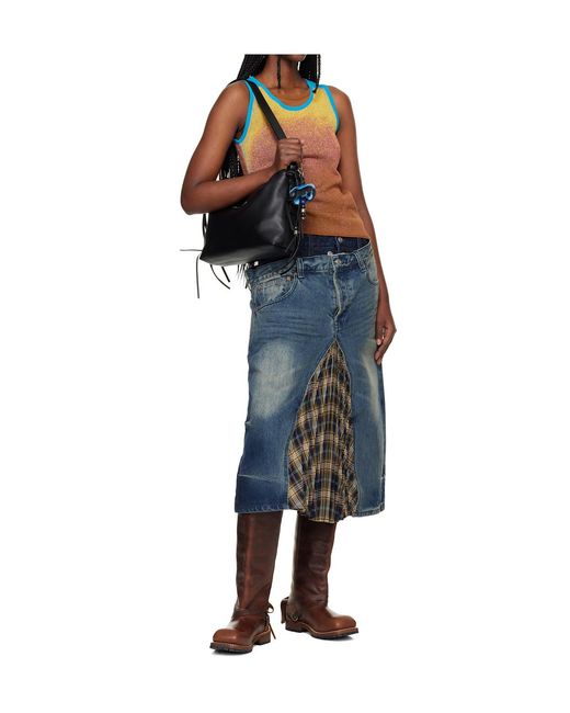 ANDERSSON BELL Blue Airbrush Asym Vest