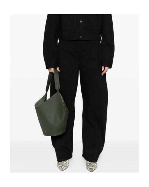Lemaire Black Belted Jeans