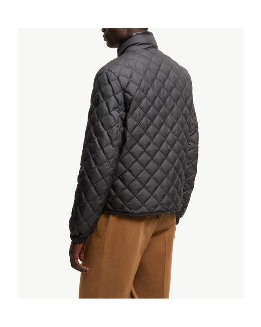 Moncler Gray Delviane Reversible Diamond-Quilted Down Jacket for men