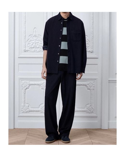 Dior Blue Shirt, Regular Fit for men