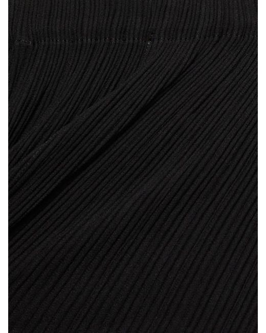 Issey Miyake Black Elastic Waist Casual Pants