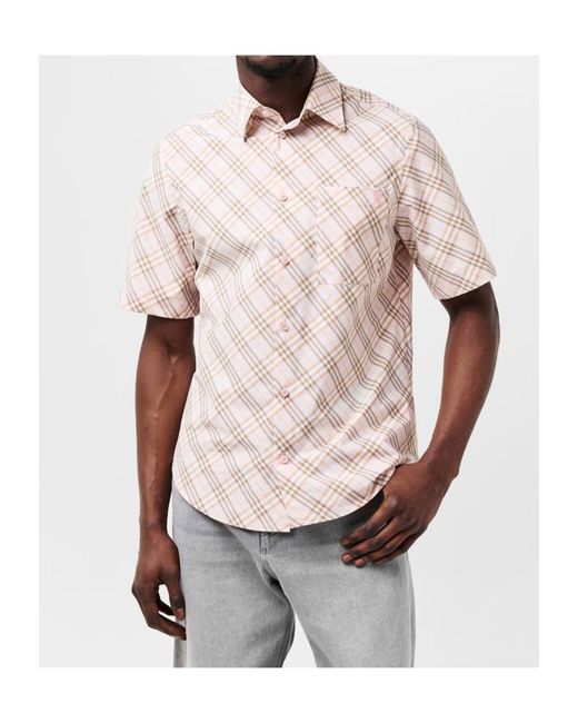 Burberry White Logo Shirt for men