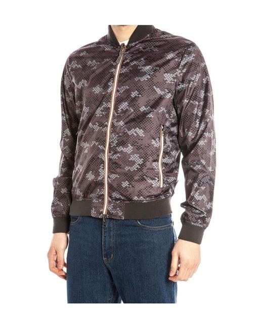 Armani Jeans Gray Long Sleeve Casual Jacket for men
