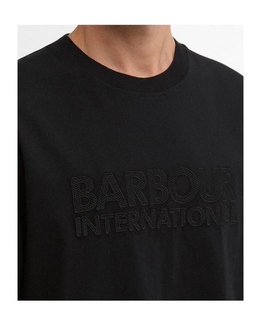 Barbour Black Logo T-Shirt for men