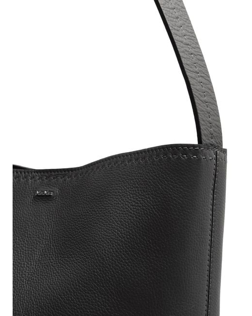Max Mara Black Logo Tote Bag