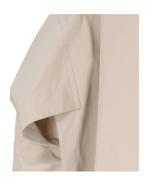 Bottega Veneta Natural Cut Out Detailed Shirt