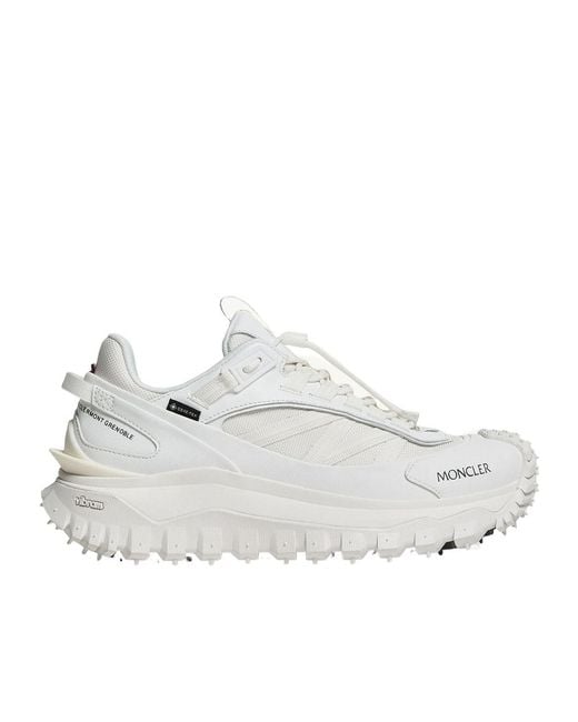 Moncler White Trailgrip Gtx Chunky Sneakers