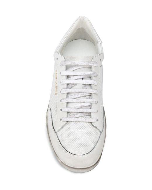 Saint Laurent White Andy Imitation Casual Sneakers for men