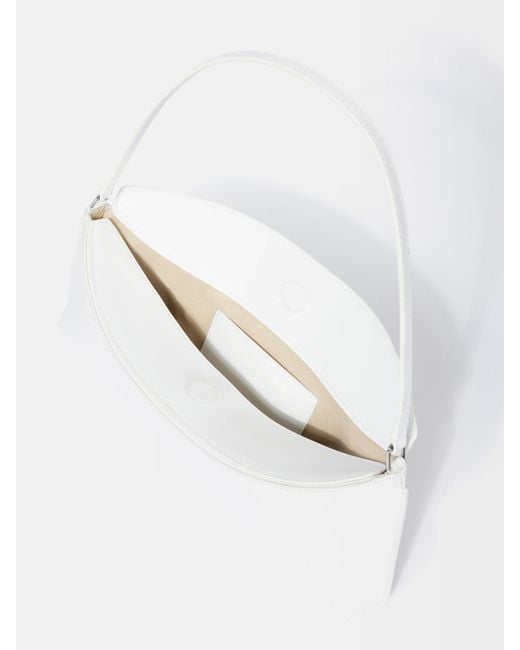 Jacquemus White The Ovalo Clutch Bag