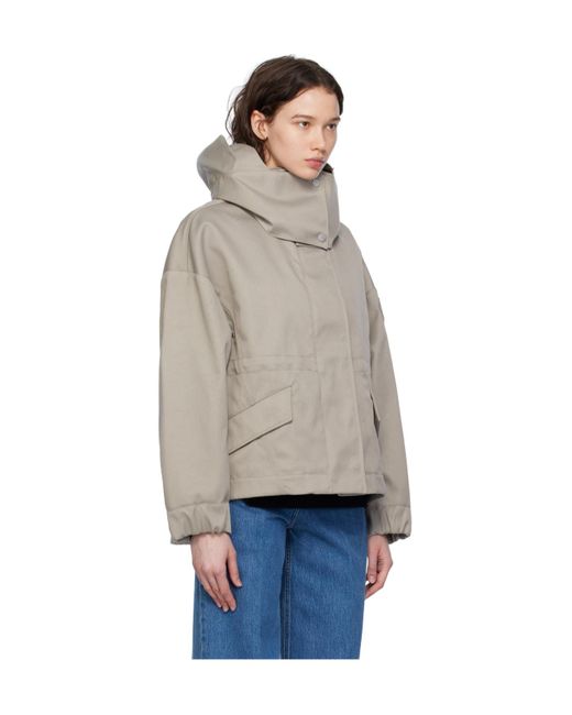 Canada Goose Gray Olivine Zipper Casual Jacket